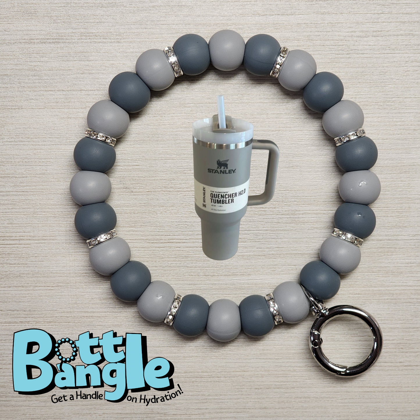 Storm Gray Bottle Bangle