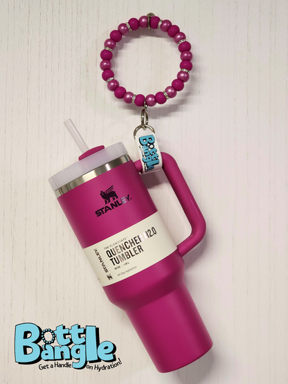 Fuschia Glow Bottle Bangle