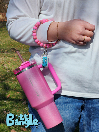 Bubblegum Shimmer Bottle Bangle