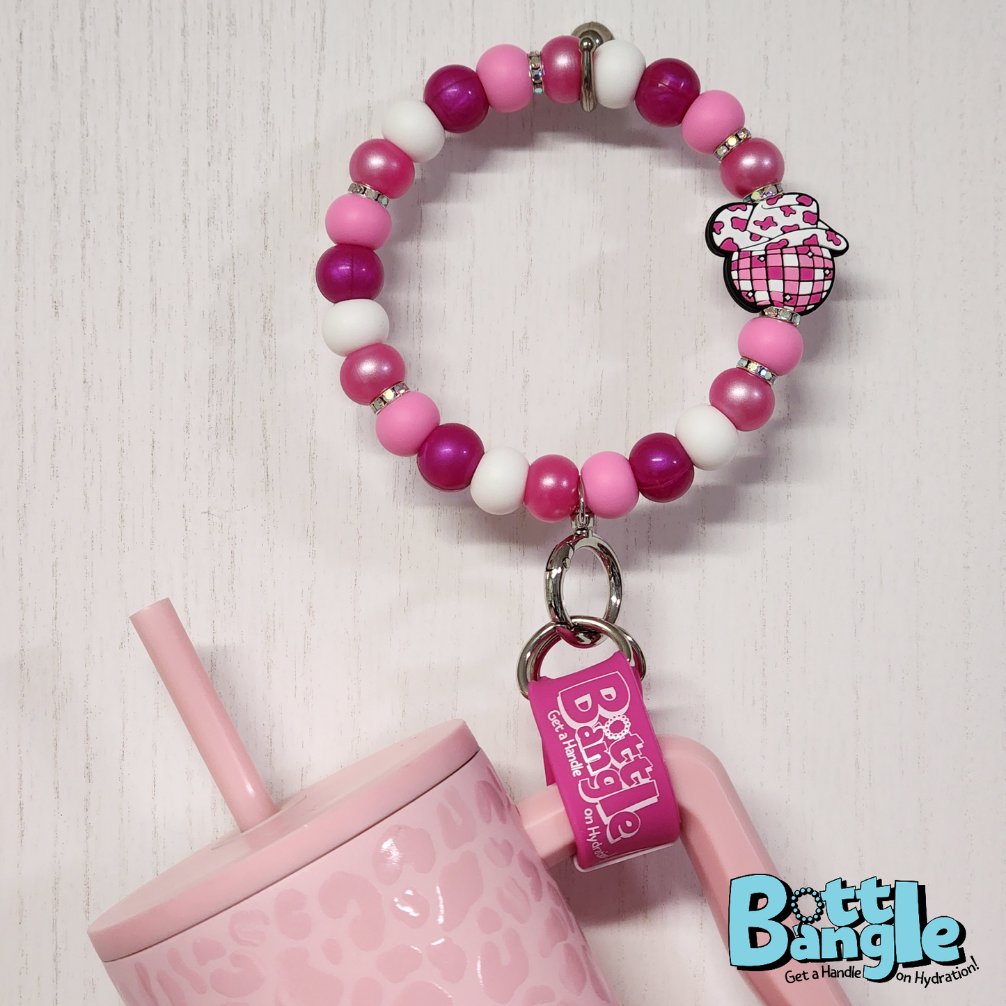 Disco Pink Cowgirl Bottle Bangle