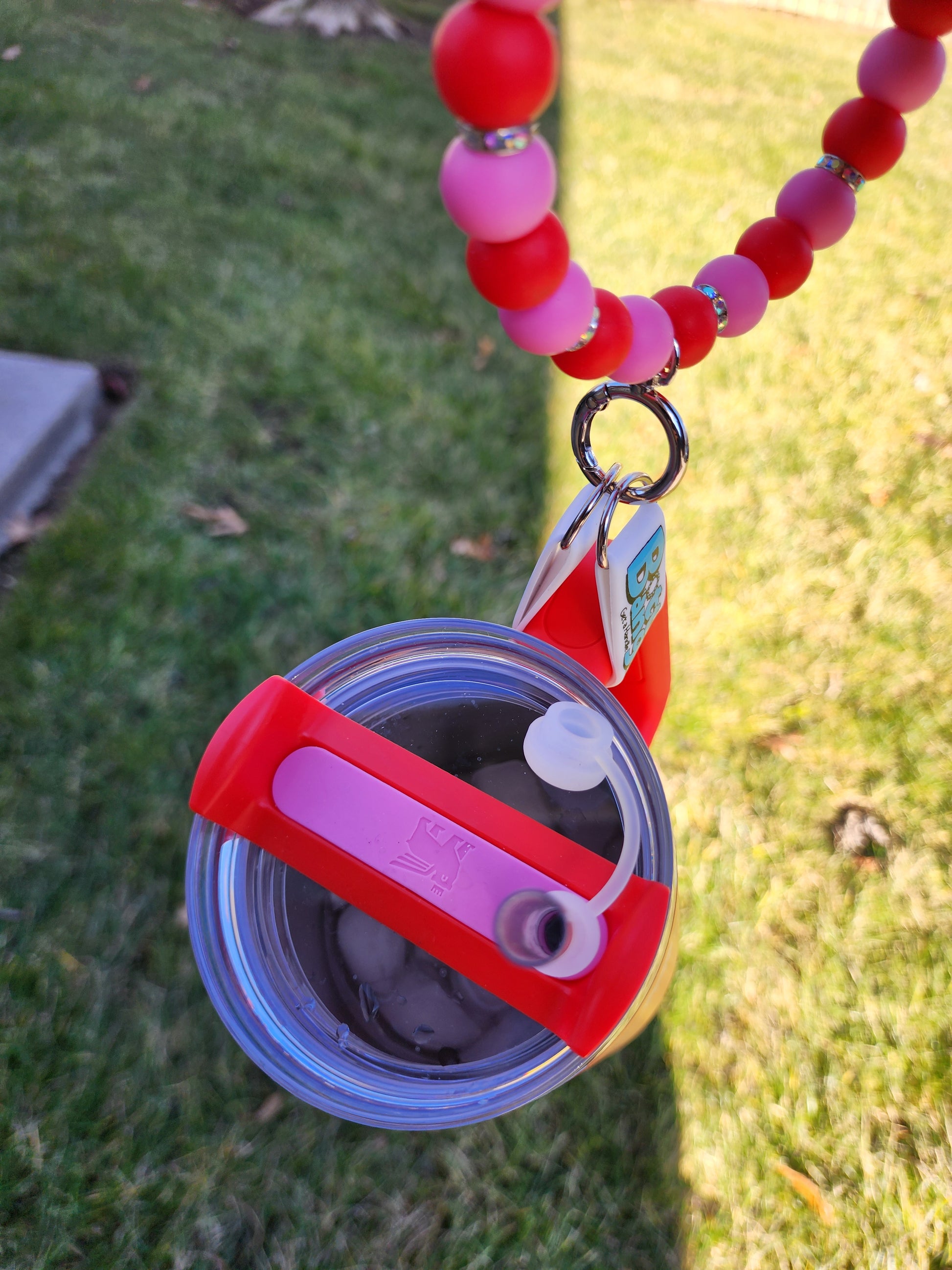 Strawberry Kisses Bottle Bangle