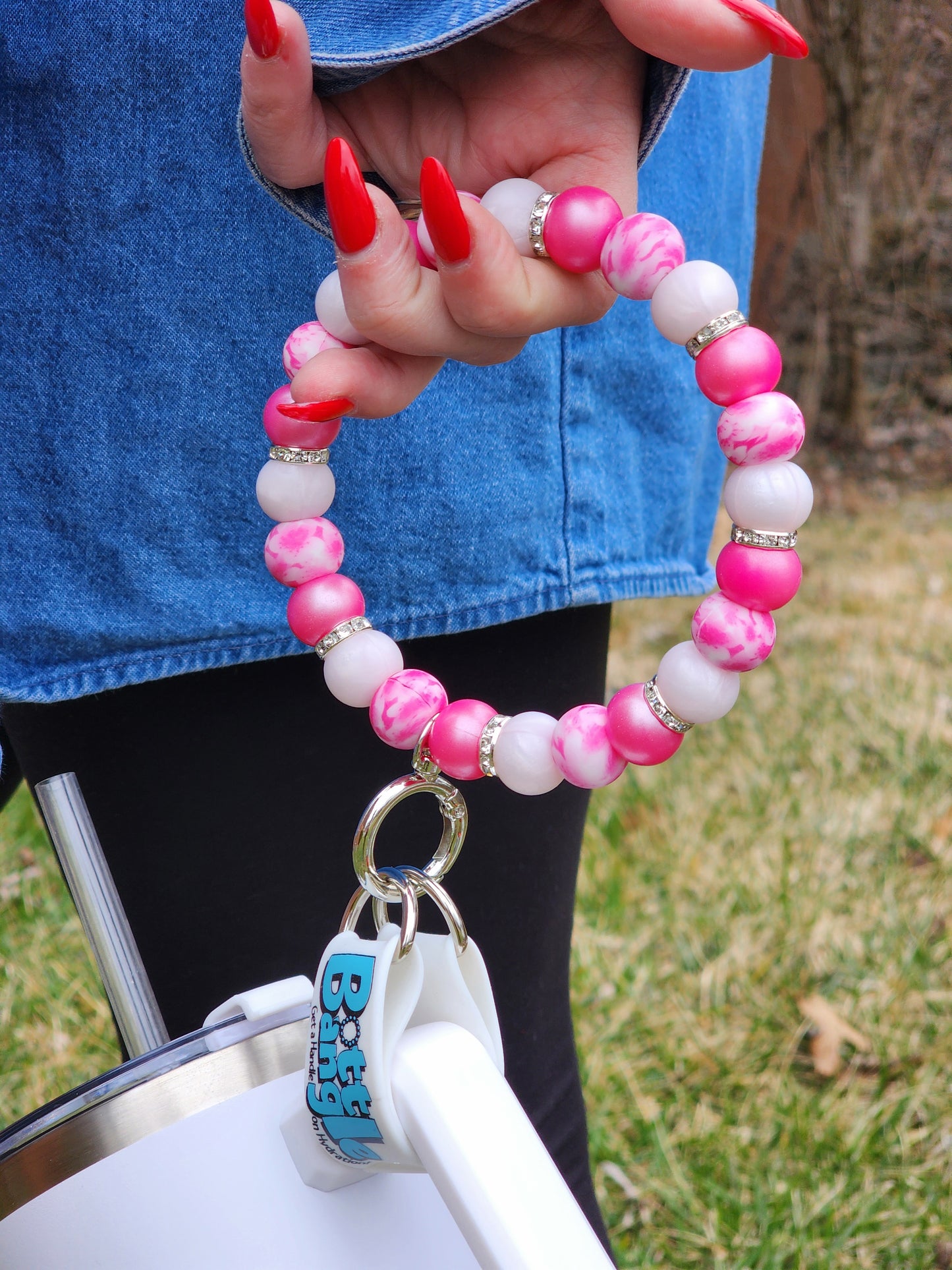 Passion Pink Bottle Bangle