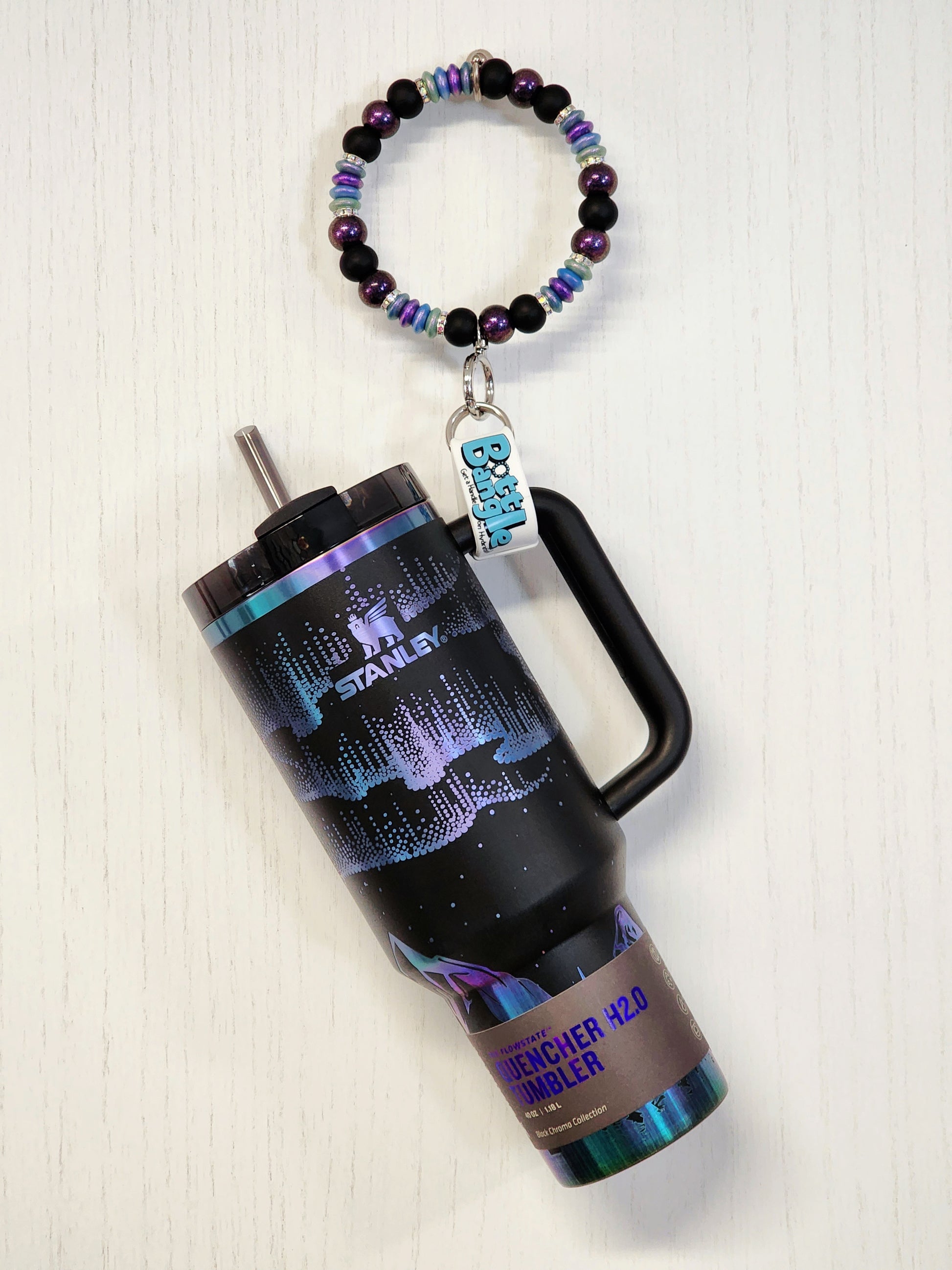 Black Opal Bottle Bangle