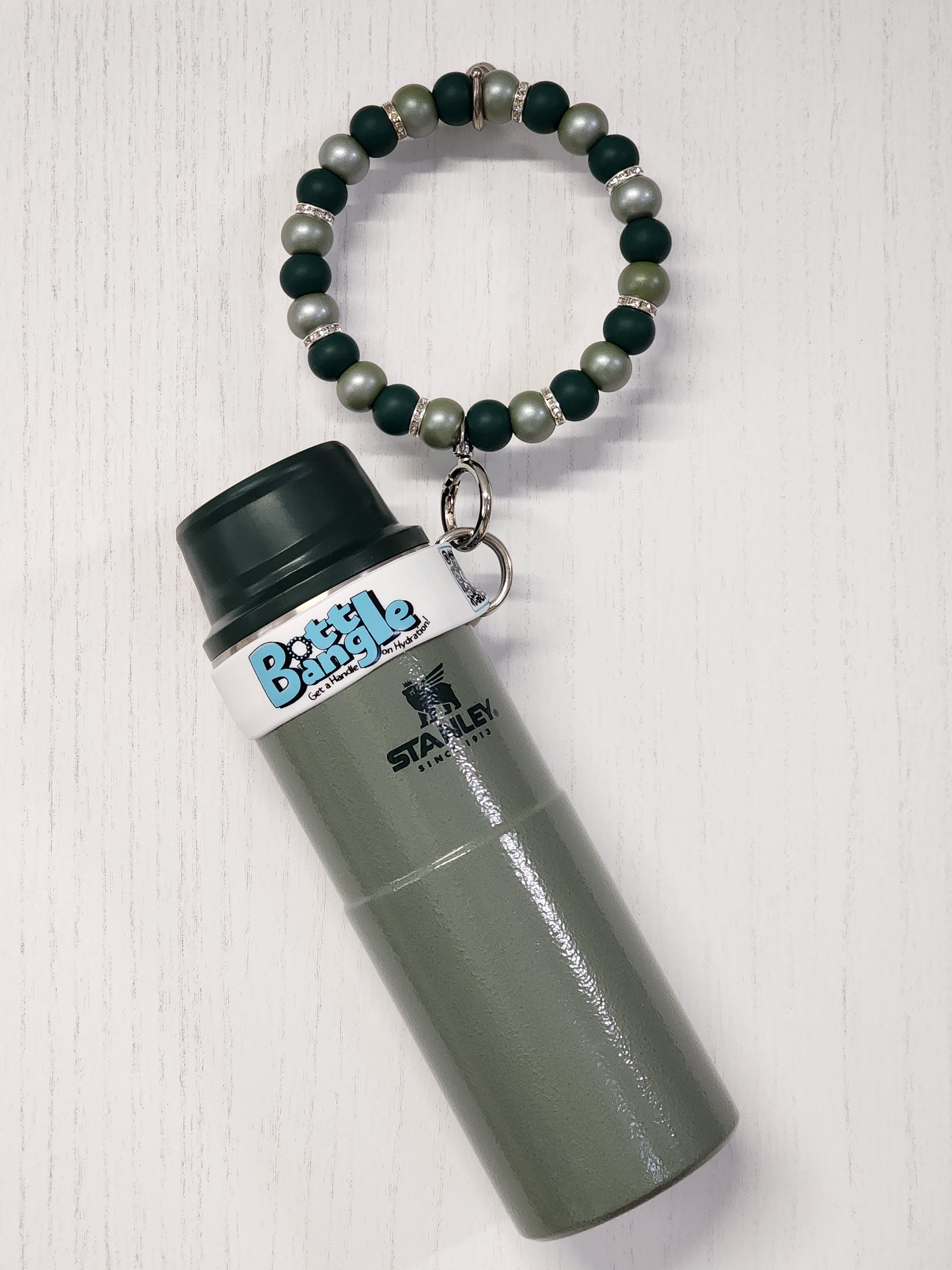 Green With Envy Bottle Bangle