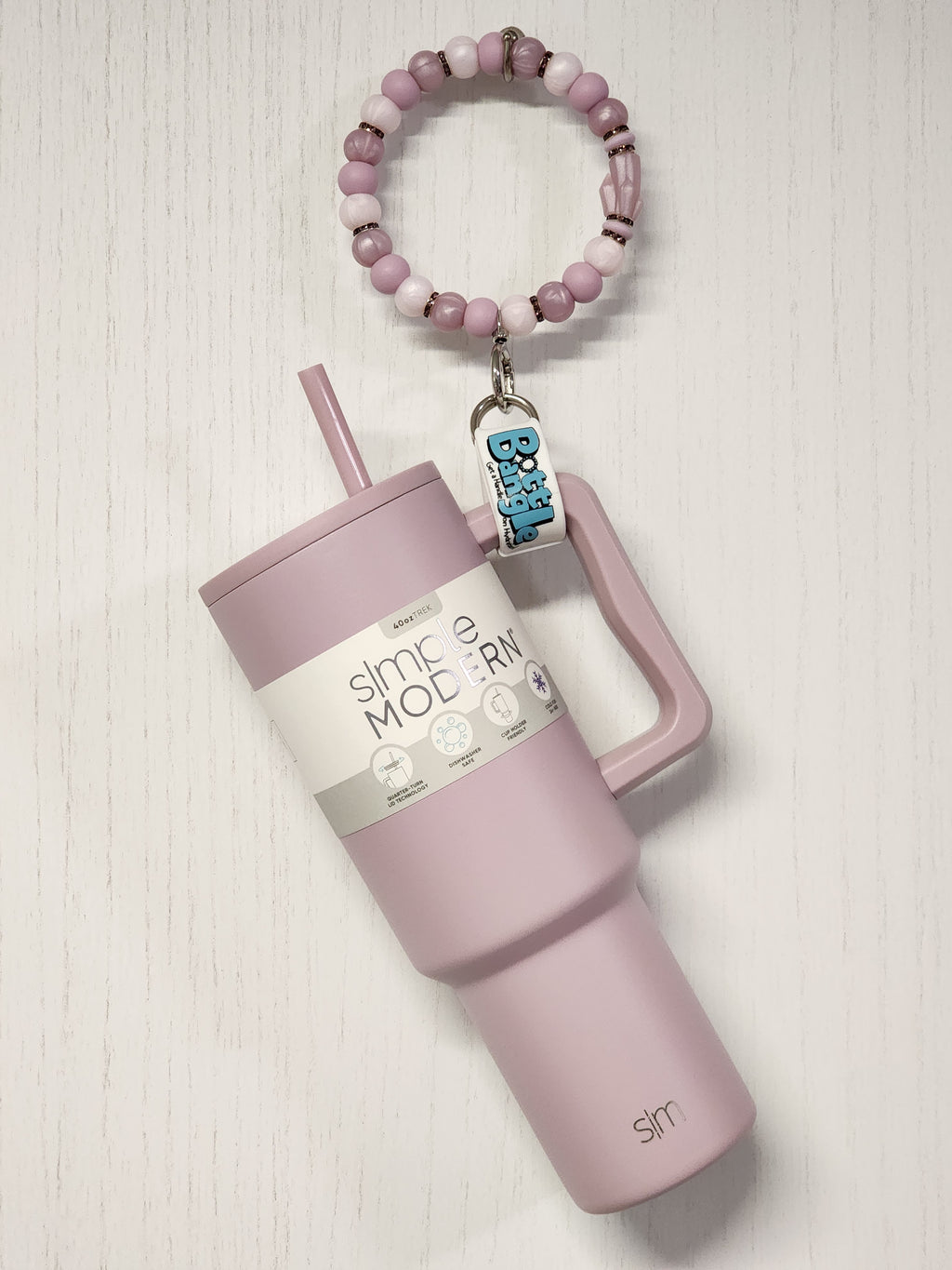 Crystle Amethyst Bottle Bangle