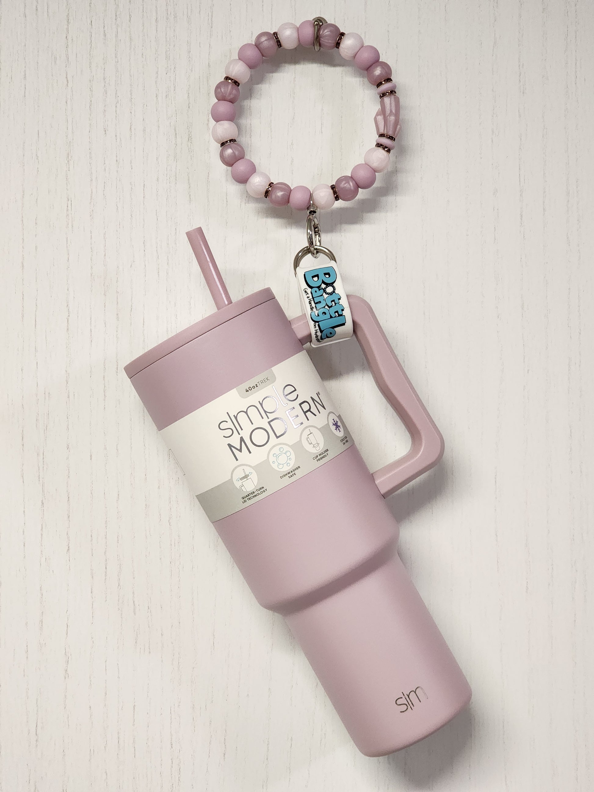 Crystle Amethyst Bottle Bangle