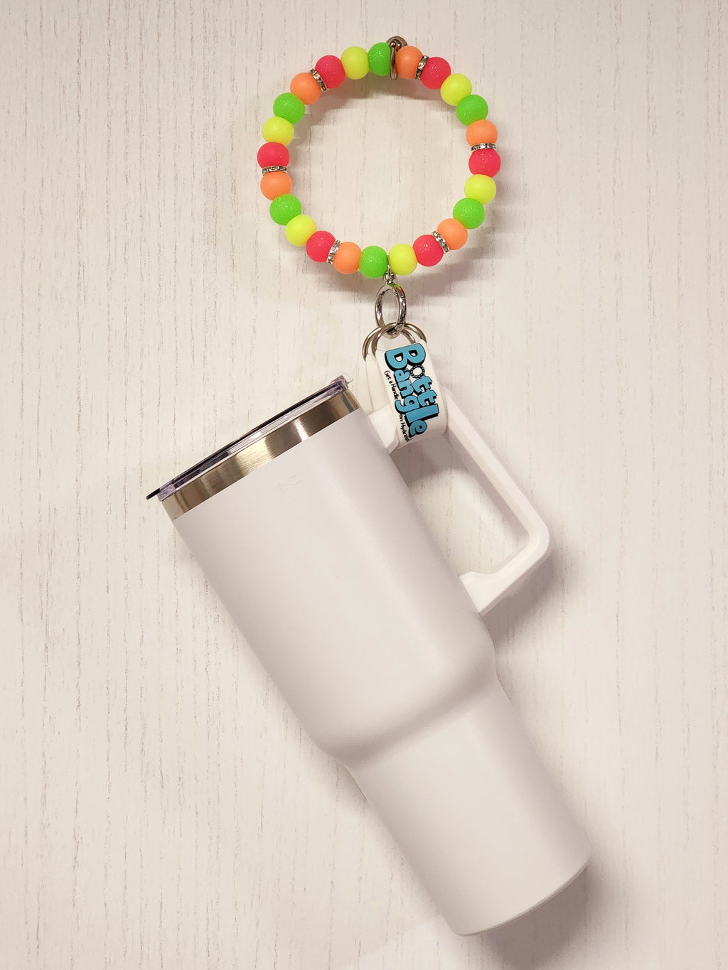 Neon Glow Citrus Bottle Bangle