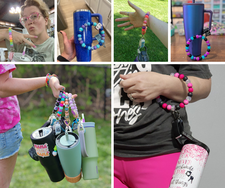 Calm The Flock Down Bottle Bangle