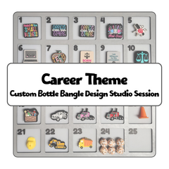 Career Theme Custom Bottle Bangle Design Studio Session