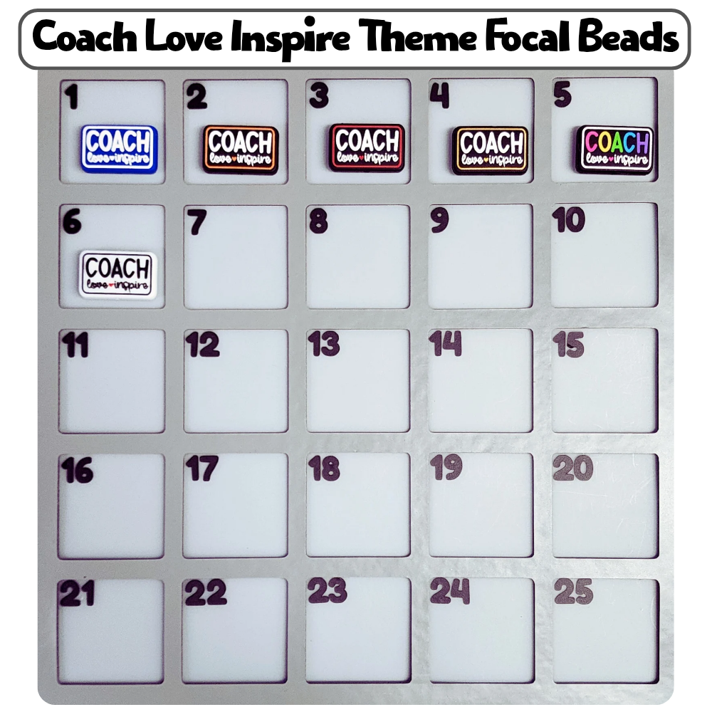 Coach Love Inspire Theme Custom Bottle Bangle Design Studio Session