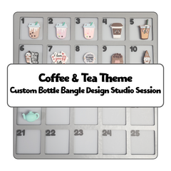 Coffee & Tea Theme Custom Bottle Bangle Design Studio Session