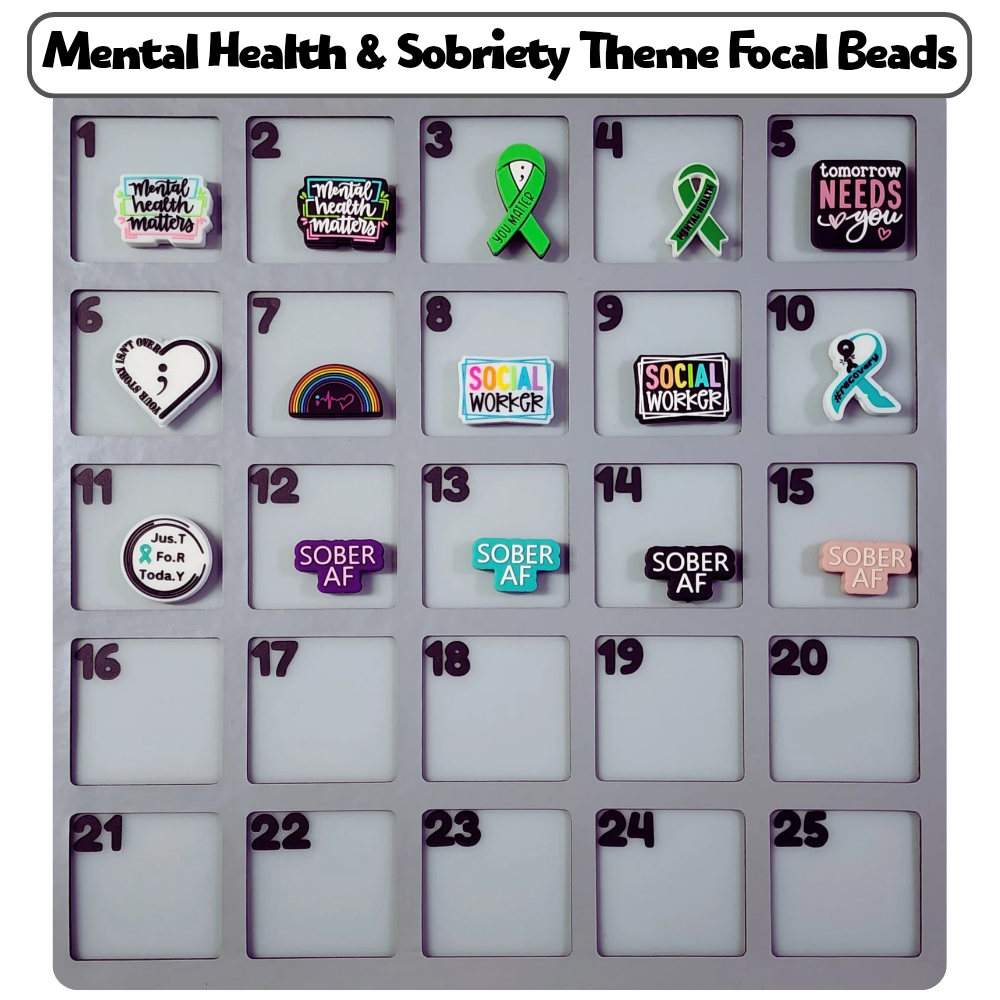 Mental Health Theme Custom Bottle Bangle Design Studio Session