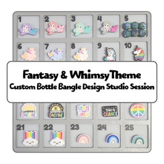 Fantasy & Whimsy Theme Custom Bottle Bangle Design Studio Session
