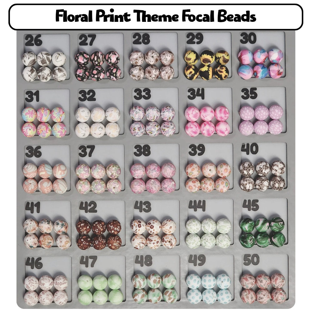 Floral Print Theme Custom Bottle Bangle Design Studio Session