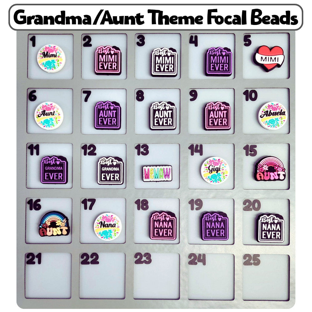 Grandma & Aunt Theme Custom Bottle Bangle Design Studio Session