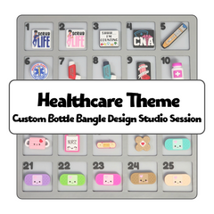 Heathcare Theme Custom Bottle Bangle Design Studio Session