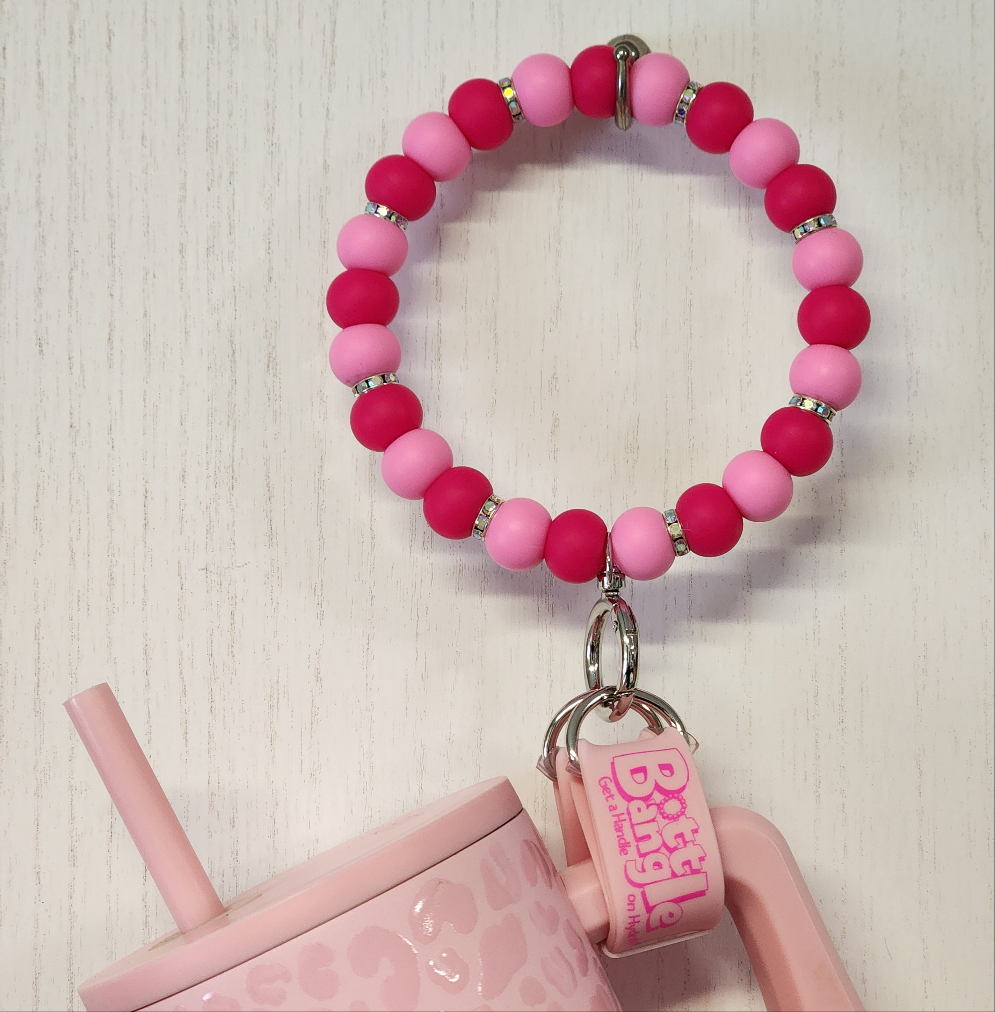 Neon Pink Punch Bottle Bangle