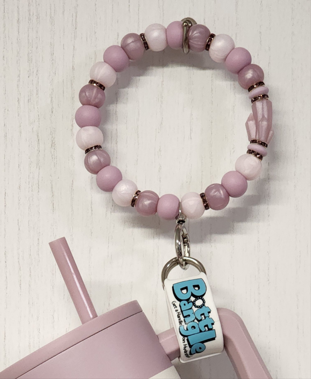 Crystle Amethyst Bottle Bangle