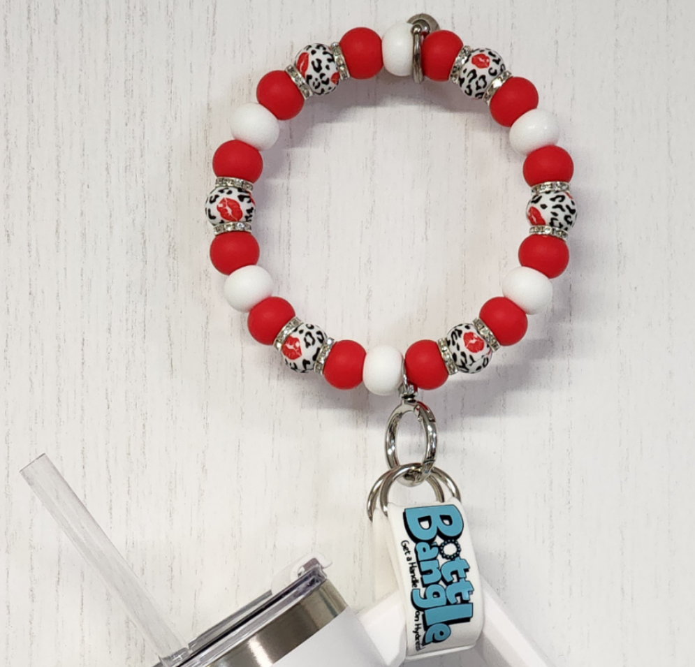 Cheetah Print Kisses Bottle Bangle