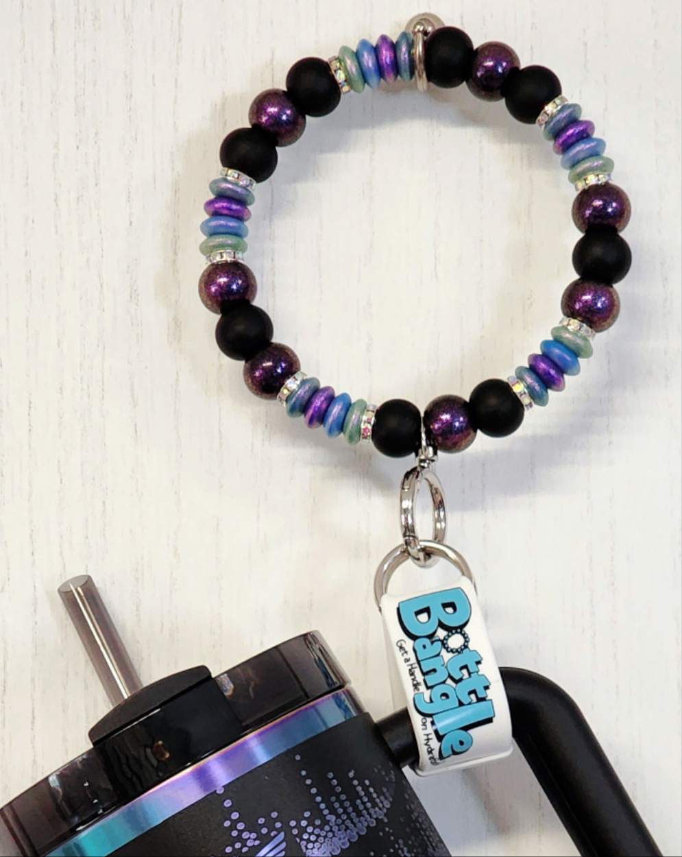 Black Opal Bottle Bangle