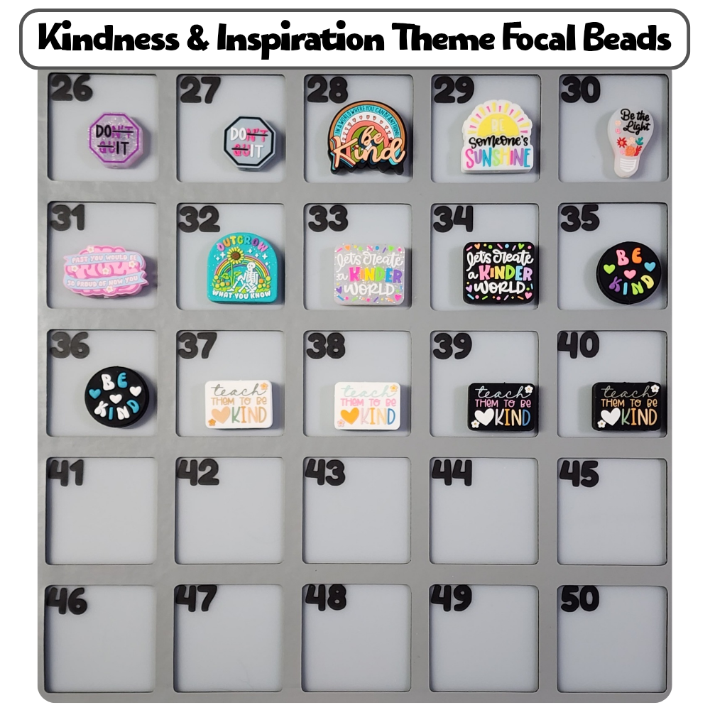 Kindness & Inspiration Theme Custom Bottle Bangle Design Studio Session