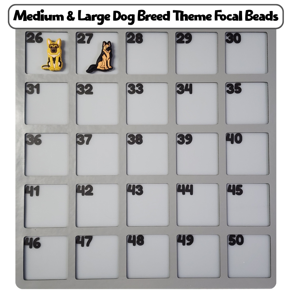 Medium & Large Dog Breed Theme Custom Bottle Bangle Design Studio Session