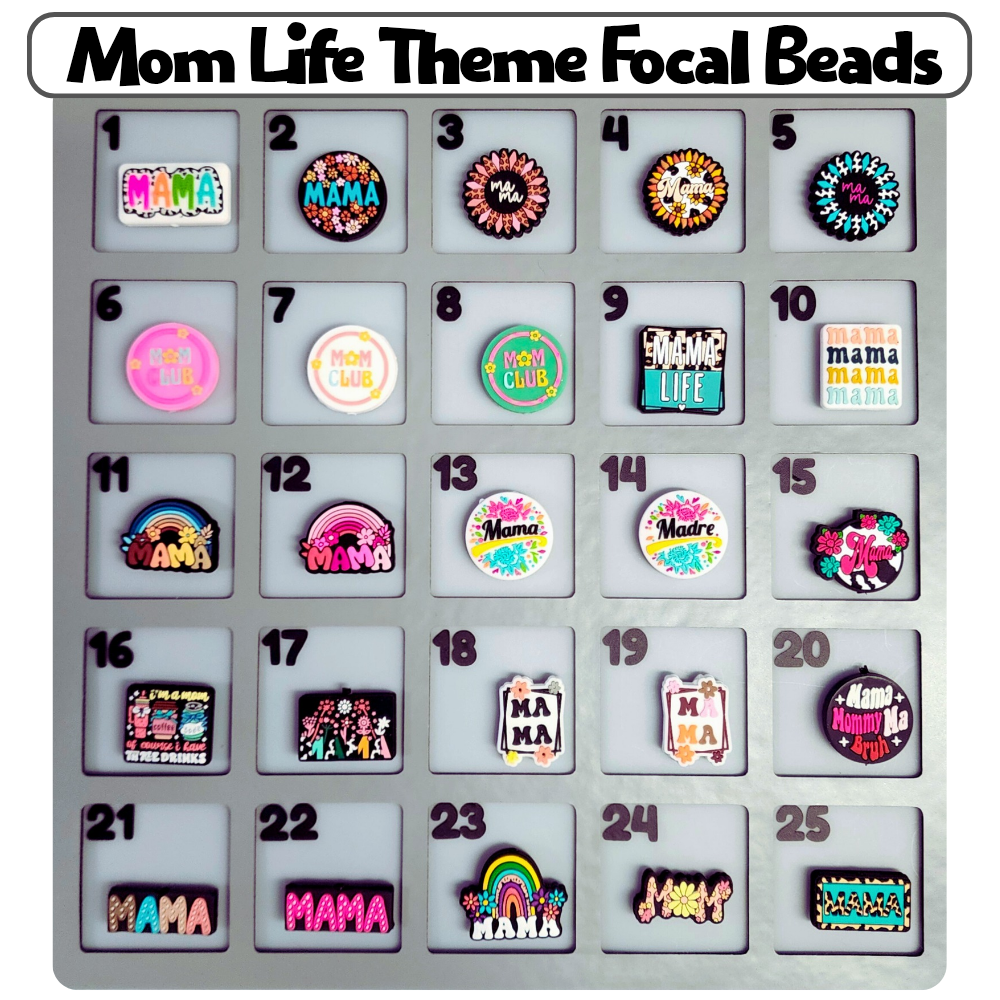 Mom Life Theme Custom Bottle Bangle Design Studio Session