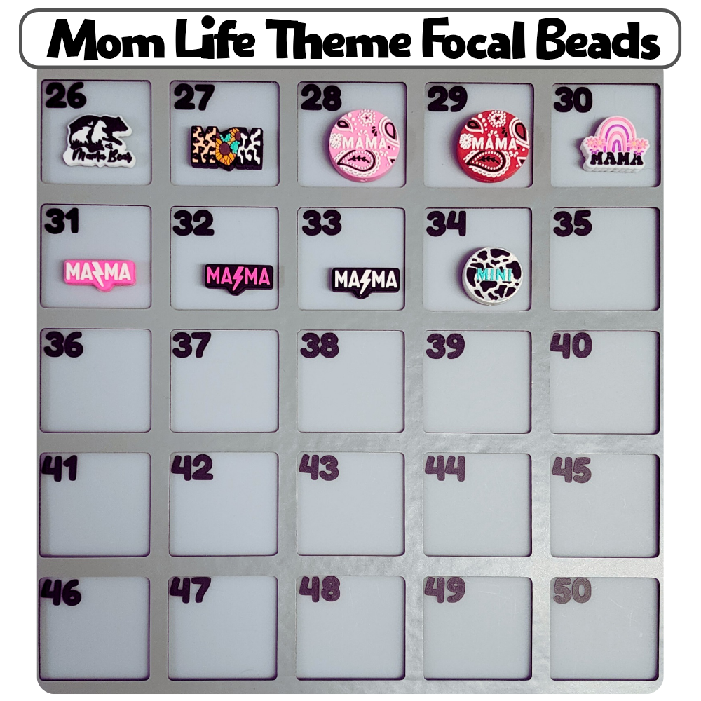 Mom Life Theme Custom Bottle Bangle Design Studio Session
