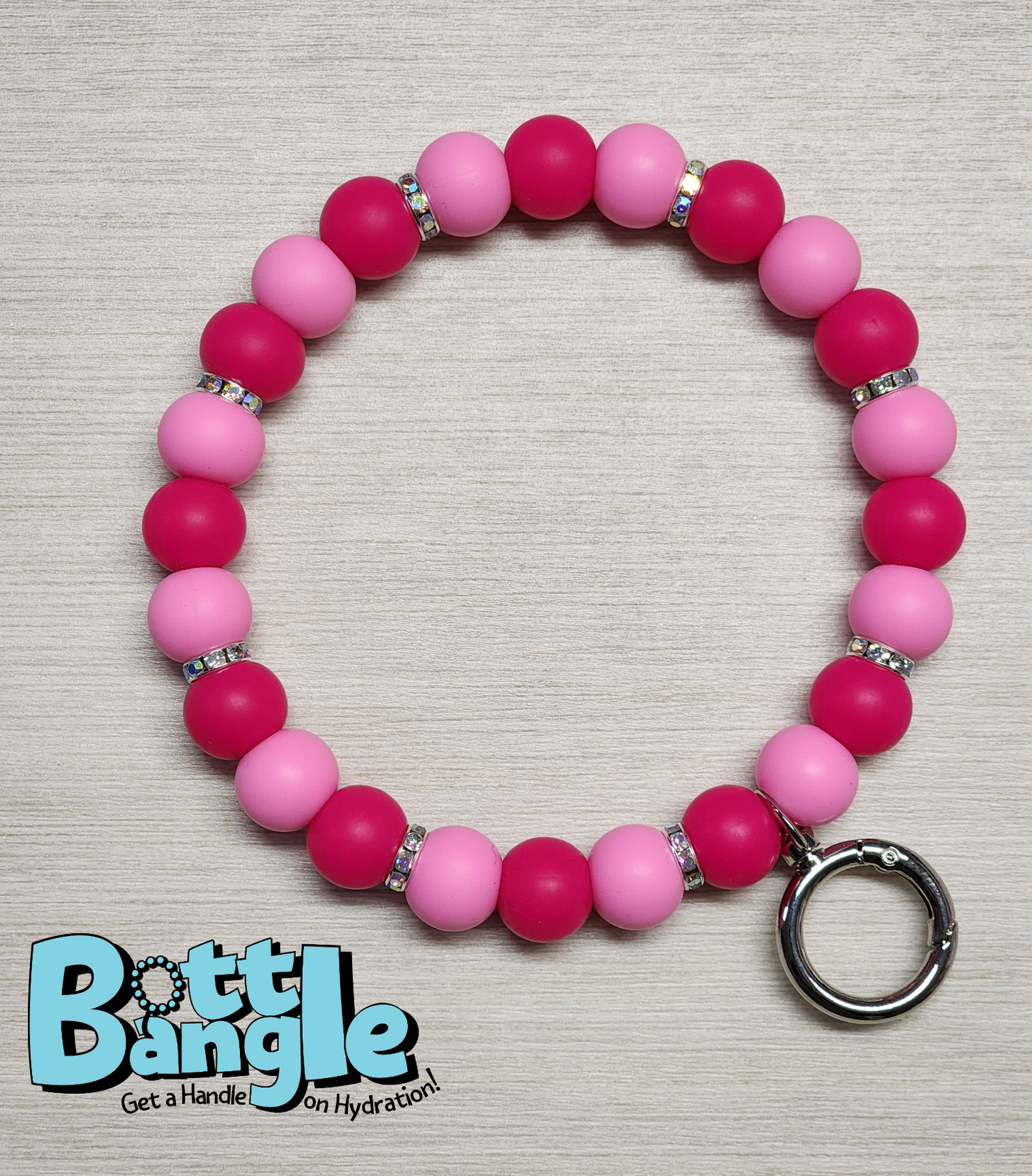 Neon Pink Punch Bottle Bangle