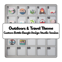 Outdoors & Travel Theme Custom Bottle Bangle Design Studio Session