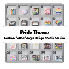 Pride Theme Custom Bottle Bangle Design Studio Session