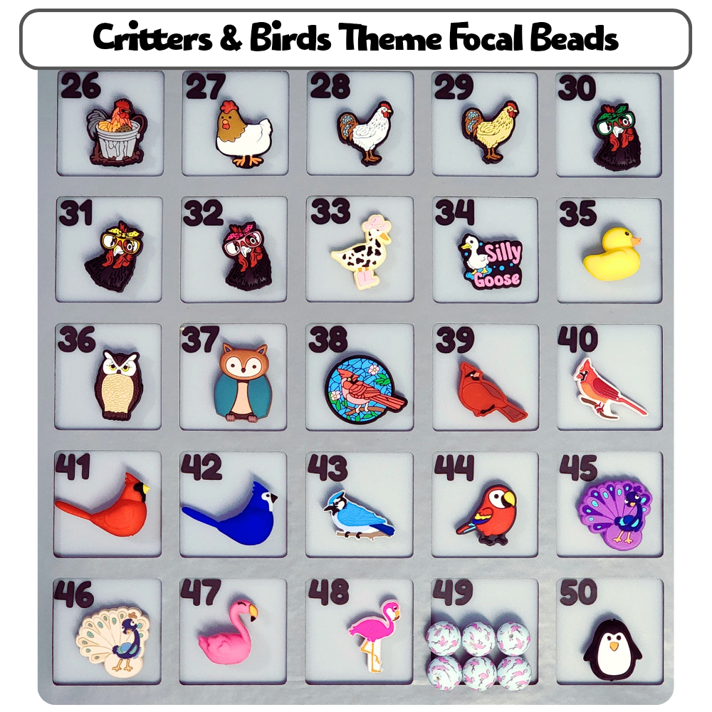 Critters & Birds Theme Custom Bottle Bangle Design Studio Session