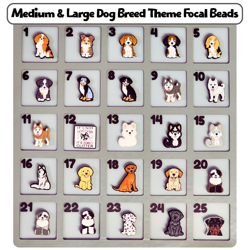 Medium & Large Dog Breed Theme Custom Bottle Bangle Design Studio Session