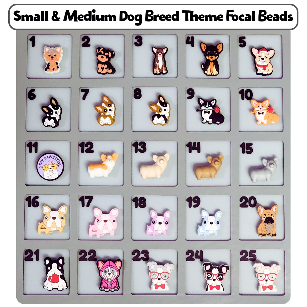 Small & Medium Dog Breed Theme Custom Bottle Bangle Design Studio Session