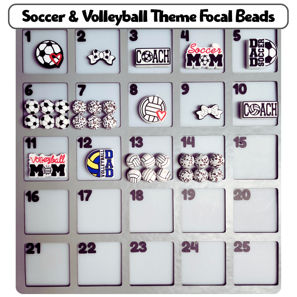 Soccer & Volleyball Theme Custom Bottle Bangle Design Studio Session