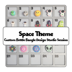 Space Theme Custom Bottle Bangle Design Studio Session