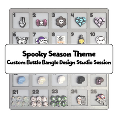 Spooky Season Theme Custom Bottle Bangle Design Studio Session