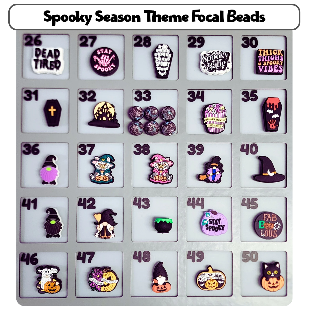 Spooky Season Theme Custom Bottle Bangle Design Studio Session