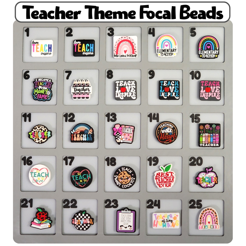 Teacher Theme Custom Bottle Bangle Design Studio Session