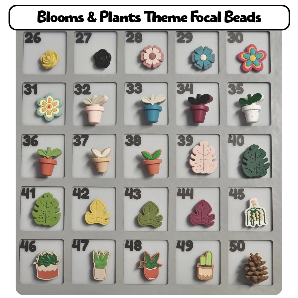 Blooms and Plants Theme Custom Bottle Bangle Design Studio Session