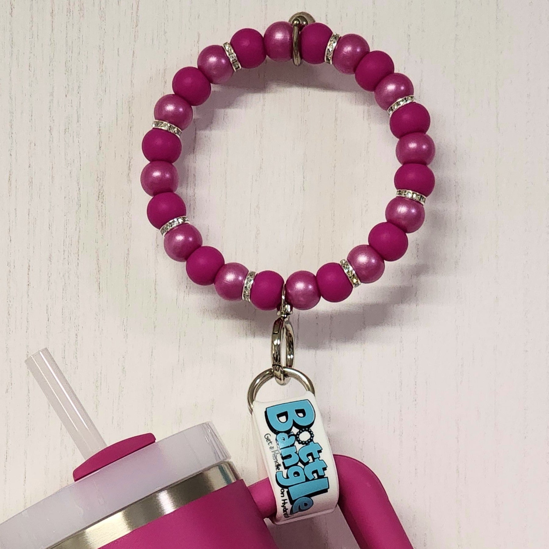 Fuschia Glow Bottle Bangle
